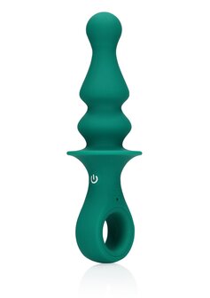 Pawn Shaped Anal Vibrator - Peacock Plume