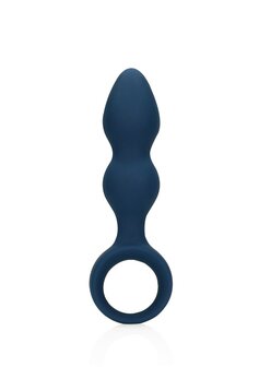 Teardrop Shaped Anal Plug - Large - Baltic Blue