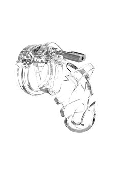 Model 25 - Chastity Cage - 3.5&#039;&#039; / 9 cm - Transparent