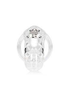 Model 25 - Chastity Cage - 3.5&#039;&#039; / 9 cm - Transparent