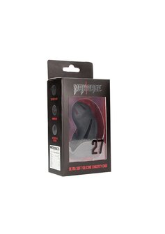 Model 27 - Ultra Soft Silicone Chastity Cage - Black