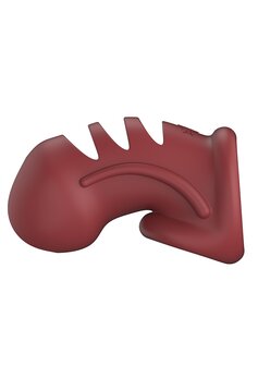 Model 28 - Ultra Soft Silicone Chastity Cage - Red