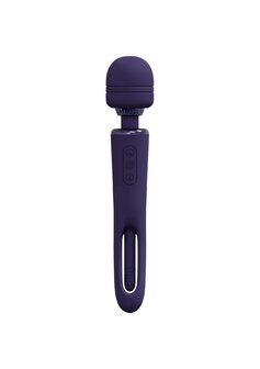 Kiku -  Double Wand with G-Spot Flapping - Purple