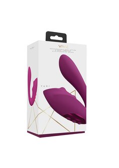 Yuki -  Dual G-Spot Vibrator with Beads - Pink