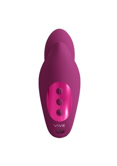 Yuki -  Dual G-Spot Vibrator with Beads - Pink