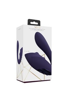 Yuki -  Dual G-Spot Vibrator with Beads - Purple