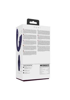 Yuki -  Dual G-Spot Vibrator with Beads - Purple