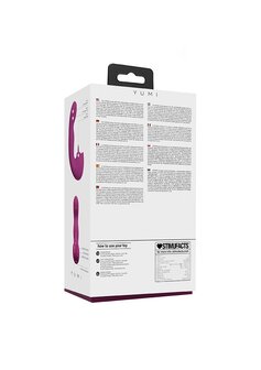 Yumi -  Triple G-Spot Finger Motion Vibrator - Pink