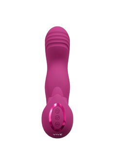 Yumi -  Triple G-Spot Finger Motion Vibrator - Pink