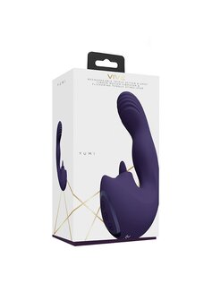 Yumi -  Triple G-Spot Finger Motion Vibrator - Purple