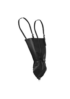 Zip-up Full Sleeve Arm Restraint - Black