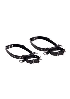 Kneeling Thigh Cuff Set - Black OS