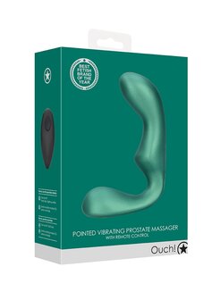 Puntige vibrerende prostaatmassager met afstandsbediening