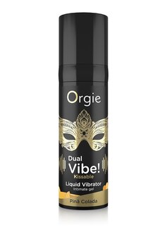 Dual Vibe! Liquid Vibrator - Pina Colada - 0.5 fl oz / 15 ml