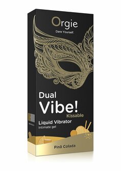 Dual Vibe! Liquid Vibrator - Pina Colada - 0.5 fl oz / 15 ml