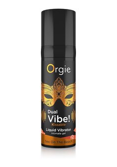 Dual Vibe! Liquid Vibrator - Sex Beach - 0.5 fl oz / 15 ml