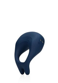 Pointed Vibrating Cock Ring - Baltic Blue