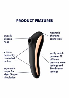 Dual Kiss - Air Pulse Vibrator