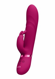 Vibrating and Rotating Beads, G-Spot Rabbit - Pink