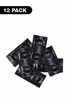 EXS Black Latex - Condooms - 12 Stuks