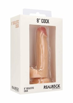 Realistische Lul met Scrotum - 20 cm