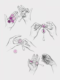 Geisha Balls 3 - Sugar Pink