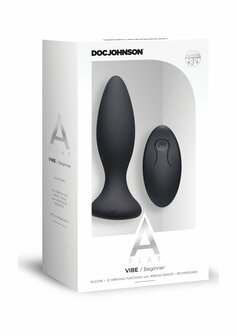Vibe - Beginners Siliconen Anaal Plug met Afstandsbediening