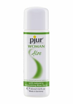 Pjur Woman Aloe - Glijmiddel en Massagegel op Waterbasis met Alo&euml; Vera - 30 ml