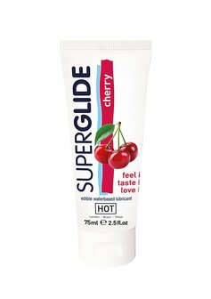 Superglide edible lubricant waterbased - cherry - 75 ml