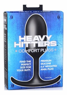 Premium Silicone Weighted Anal Plug - Extra Large