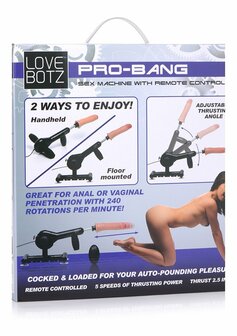 Pro-Bang - Seksmachine met Afstandsbediening