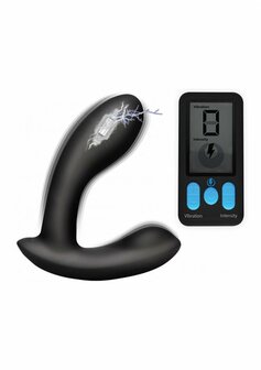 E-Stim Pro - Silicone Vibrating Prostate Massager + Remote Control