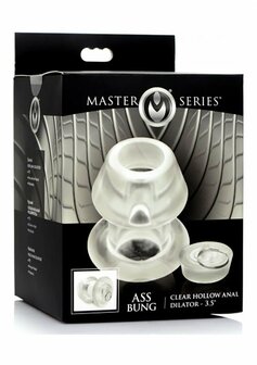 Ass Bung - Doorzichtige Holle Anale Dilatator met Plug - Groot
