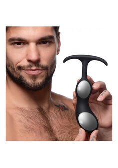 Premium Silicone Weighted Prostate Plug - Large
