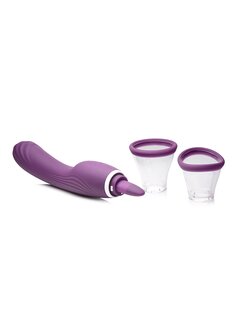 Lickgasm - 8x Licking and Sucking Vibrator - Purple