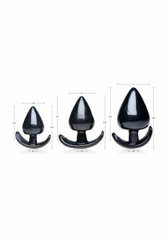 Triple Spades - 3 Delige Anaal Plug Set