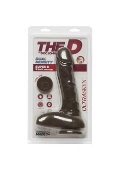 Super D - Realistische ULTRASKYN Dildo met Ballen - 22 cm