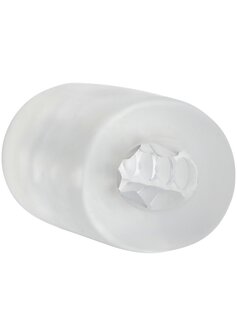 Glow Helping Head - Masturbator - Frost / Green Glow