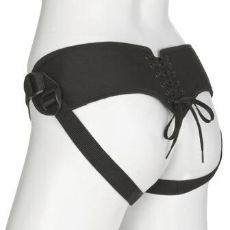 Platinum Corset Harnas met Plug