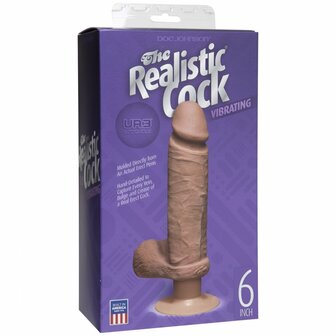 Vibrerende ULTRASKYN Dildo - 15 cm