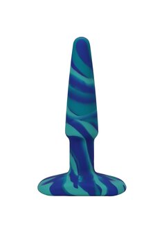 Groovy - Silicone Anal Plug - 4&quot; / 10 cm - Ocean