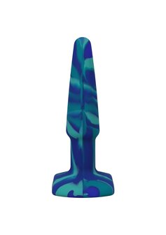 Groovy - Silicone Anal Plug - 4&quot; / 10 cm - Ocean