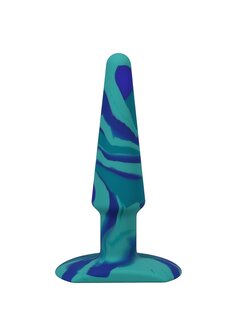 Groovy - Silicone Anal Plug - 5&quot; / 12 cm - Ocean