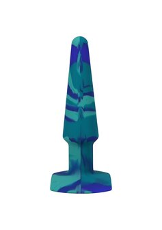 Groovy - Silicone Anal Plug - 5&quot; / 12 cm - Ocean