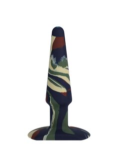 Groovy - Silicone Anal Plug - 5&quot; / 12 cm - Camouflage