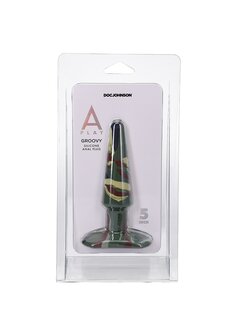Groovy - Silicone Anal Plug - 5&quot; / 12 cm - Camouflage