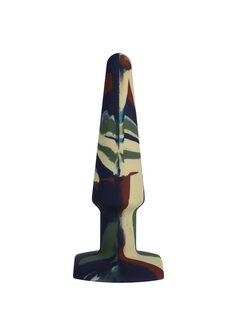 Groovy - Silicone Anal Plug - 5&quot; / 12 cm - Camouflage
