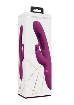 Mika -  Triple Rabbit with G-Spot Flapping - Pink