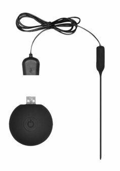Silicone Oplaadbare Vibrerende Plug met Afstandsbediening