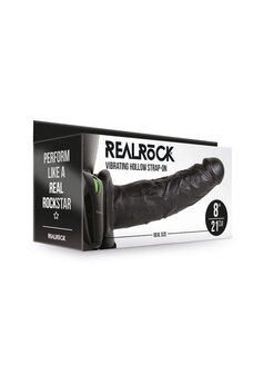 Vibrerende Holle Strap-On zonder Ballen - 20,5 cm
